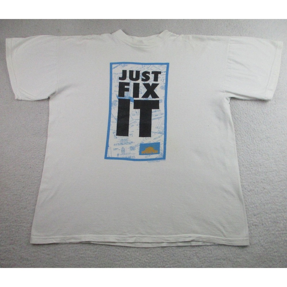 Vintage Home‎ Improvement Shirt Mens XL Just Fix It TV Show 90s Tee